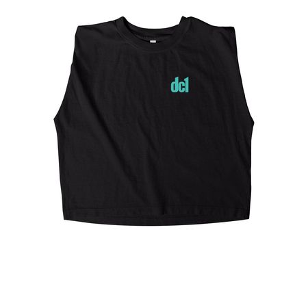 dc1 comp shirts, a True Black Women's Heavyweight Garment Dye Muscle Tee