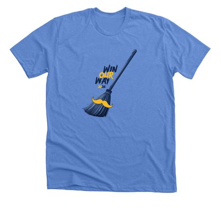 Sweep 1, a Heather Columbia Blue Premium Unisex Tee