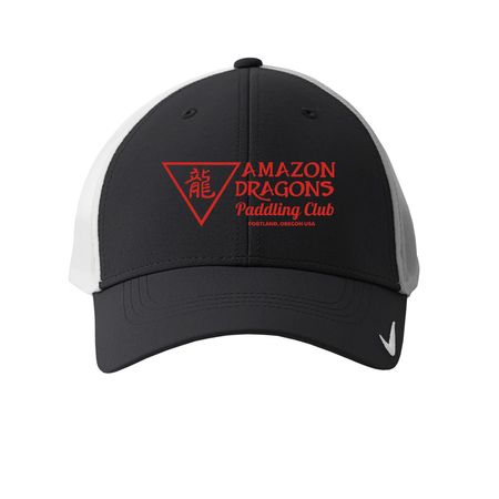ADPC Logo Hats, a Black/ White Printed Nike Dri-FIT Legacy Performance Cap