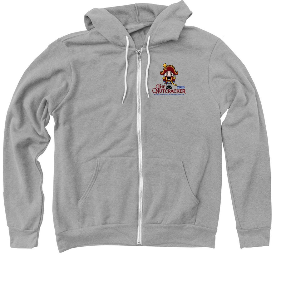 RMC Nutcracker Zips & Hoodies, a Athletic Heather Zip Up Hoodie