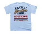 LE Made in '76 150th Anniversary Tee, a Light Blue Youth Unisex Tee (back-view)