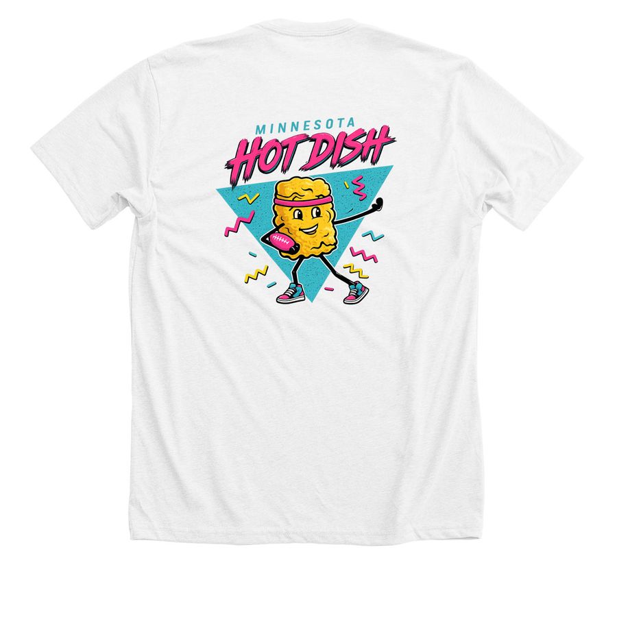 Minnesota Hot Dish - B&L Special, a Solid White Blend Premium Unisex Tee (back-view)