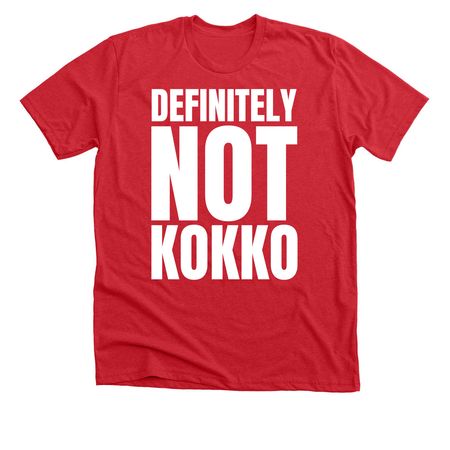 Komazec #35 - Tee, a Heather Red Premium Unisex Tee