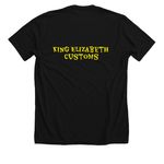 Down to Clown?, a Solid Black Blend Premium Unisex Tee (back-view)