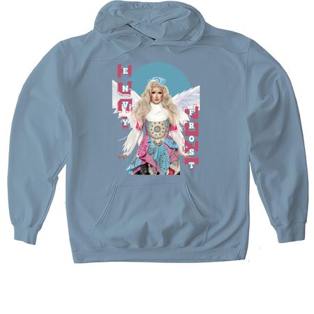 Envy Frost Merch, a Stone Blue Gildan Softstyle Pullover Hoodie