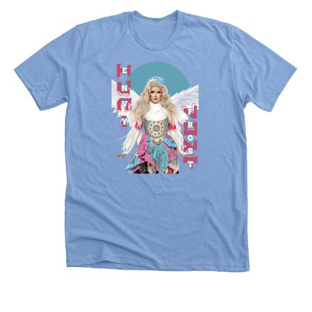 Envy Frost Merch, a Heather Carolina Blue Premium Unisex Tee