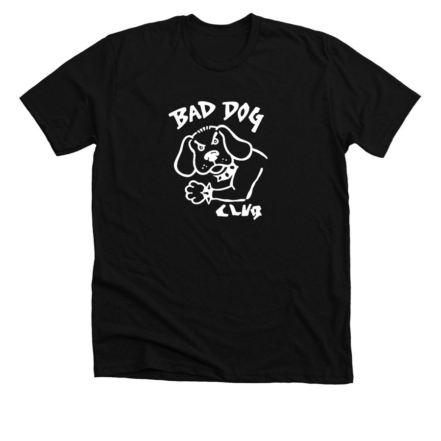Bad Dog Club 2, a Solid Black Blend Premium Unisex Tee