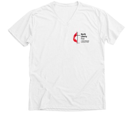 Do GOOD&nbsp;, a Solid White Blend Premium V-Neck Tee
