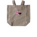 Saving Snouts Logo Tote, a Pumice Recycled Cotton Tote Bag