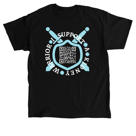 I Support A Kidney Warrior, a Black Classic Unisex Tee