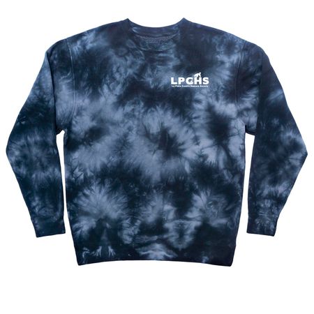 Find your Diamond in the Ruff, a Black Tie Dye Crewneck Sweatshirt