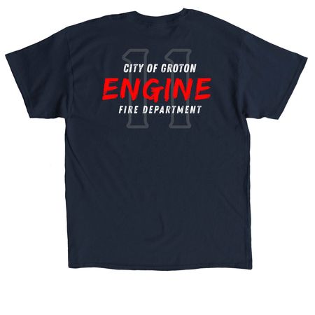 Engine 11 - GCFD (2), a Navy Classic Unisex Tee