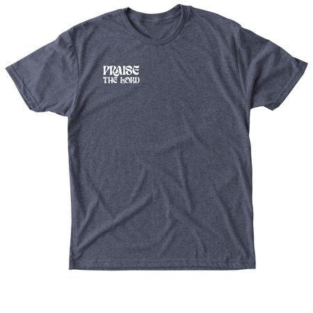 Praise the Lord, a Vintage Navy Triblend Unisex Tee