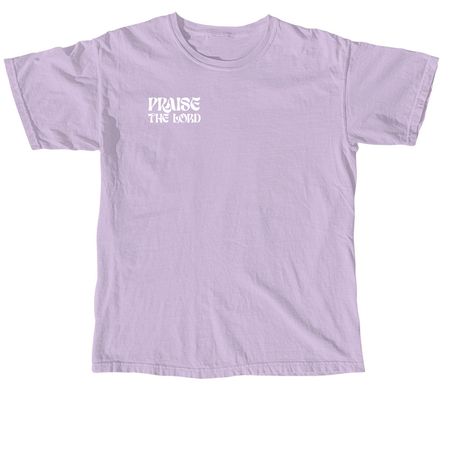 Praise the Lord, a Orchid Comfort Colors Unisex Tee