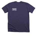 Praise the Lord, a Heather Lapis Premium Unisex Tee (back-view)
