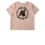 25 logo Womens and youth&nbsp;, a Fresh Peach Stanley/Stella Women?s Stella Muser Tee (back-view)
