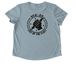 25 logo Womens and youth&nbsp;, a I Like You Blue Allmade Eco Triblend Women?s Scoop Neck Tee (back-view)