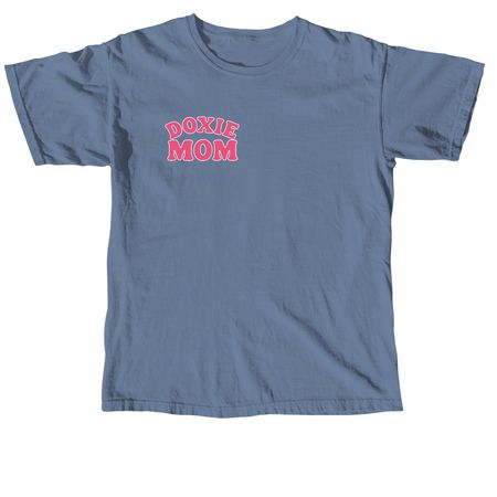 Doxie: Are You Gonna Eat That?, a Blue Jean Comfort Colors Unisex Tee