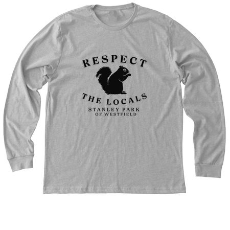 Respect the Locals&nbsp;, a Athletic Heather Premium Long Sleeve Tee
