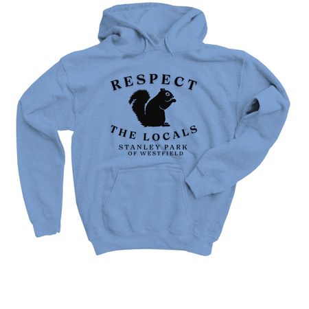 Respect the Locals&nbsp;, a Carolina Blue Youth Pullover Hoodie