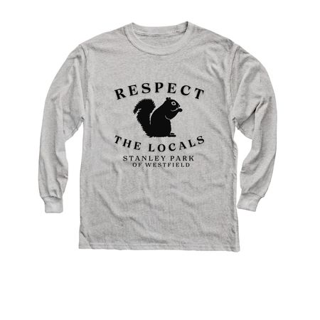 Respect the Locals&nbsp;, a Sport Grey Youth Long Sleeve Tee
