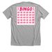 BINGO for Boobs: Words of Strength&nbsp;, a Athletic Heather Premium Unisex Tee (back-view)
