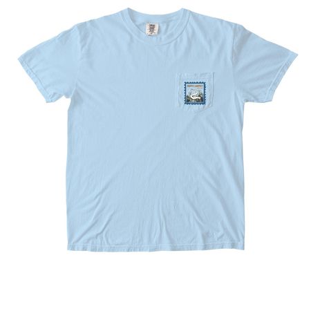 2026 Lamprey Week, a Chambray Comfort Colors Pocket Tee