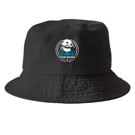 Four Rivers HATS - HSNI Fundraising, a Black Printed Bucket Hat