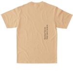 Leaves the 99, a Khaki Max Heavyweight Tee (back-view)