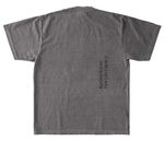 Leaves the 99, a Cement Heavyweight Garment Dye Tee (back-view)