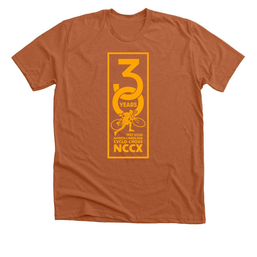 NCCX 30th Anniversary, a Heather Autumn Premium Unisex Tee