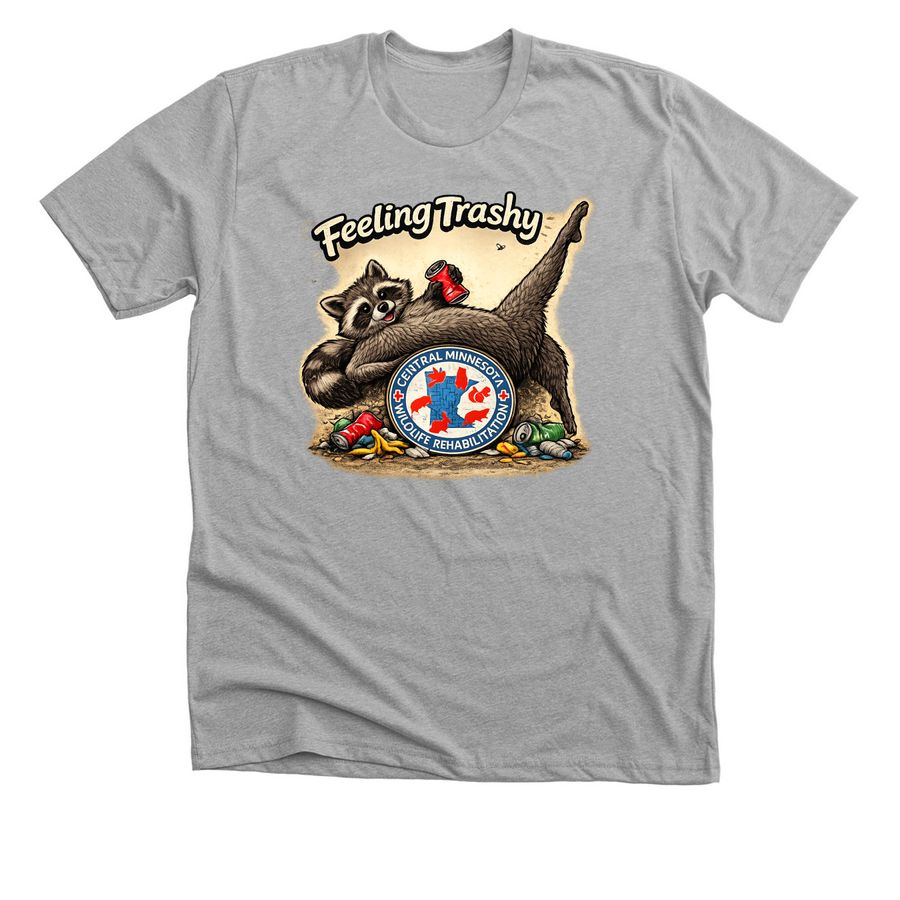 CMWR Feeling Trashy, a Athletic Heather Premium Unisex Tee