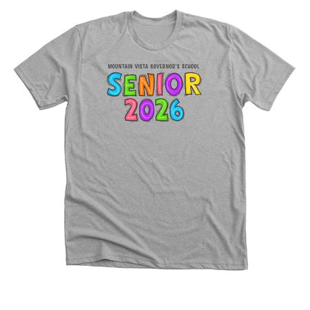 MVGS Class of 2026 Doodle, a Athletic Heather Premium Unisex Tee