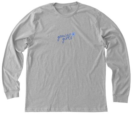Grace Girls, a Athletic Heather Premium Long Sleeve Tee