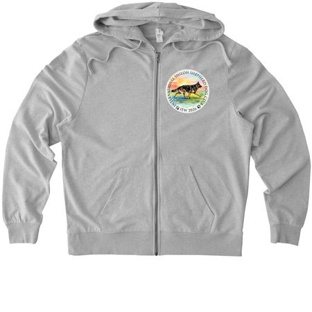 IEW 2026 Sweatshirts [COLOR], a Granite Grey Heather Allmade Organic French Terry Zip Up Hoodie