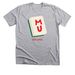 Theater Mu "Mahjong Tile" Merch, a Athletic Heather Premium Unisex Tee