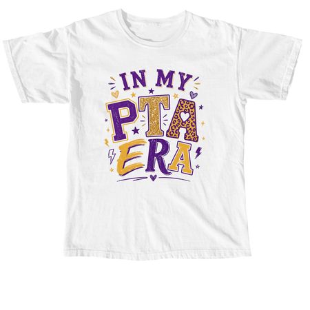 In my PTA Era, a White Comfort Colors Unisex Tee
