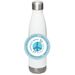 Water bottle: Empowered People, a White Stainless Steel Water Bottle