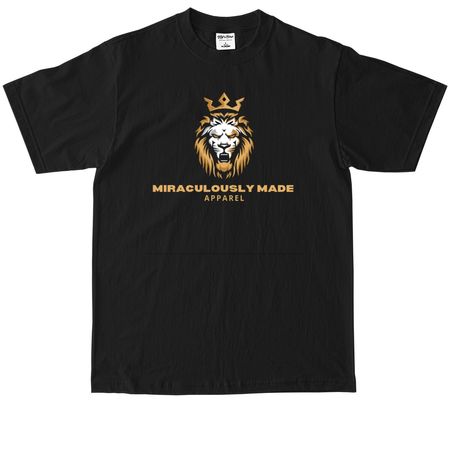Miraculously Crowned, a Black Max Heavyweight Tee