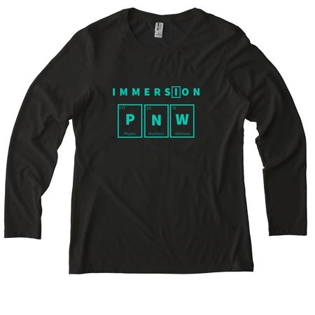 More Options in Teal!, a Space Black Allmade Eco Triblend Women?s Long Sleeve Tee