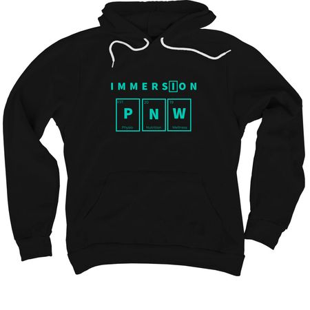 More Options in Teal!, a Black Premium Pullover Hoodie