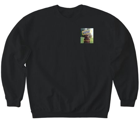 BESTIE GEAR&nbsp;, a Black Softstyle Crewneck Sweatshirt
