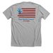 Happy Birthday America!, a Athletic Heather Premium Unisex Tee (back-view)