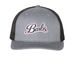 Barbs&nbsp;, a Heather Grey/ Black Printed Snapback Trucker Cap
