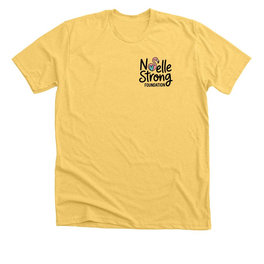 Childhood Cancer Awareness Month (2026), a Heather Yellow Gold Premium Unisex Tee