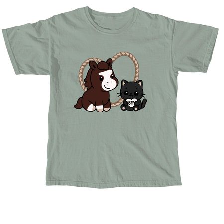 BFF, a Bay Comfort Colors Unisex Tee