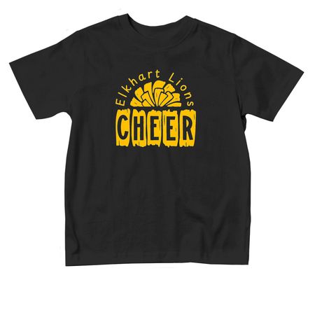 Elkhart Cheer - Toddler Shirt, a Black Toddler Tee