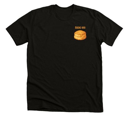Radio 1190 Biscuit - Flatiron Two Tone, a Solid Black Blend Premium Unisex Tee