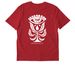 DECOLONIZE KNOWLEDGE, a Red Stanley/Stella Unisex Creator 2.0 Tee (back-view)