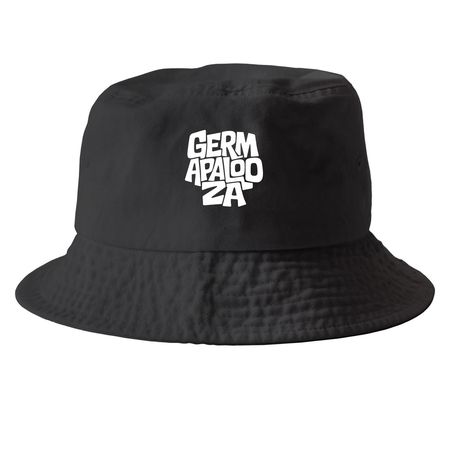 Germapalooza Hat, a Black Printed Bucket Hat
